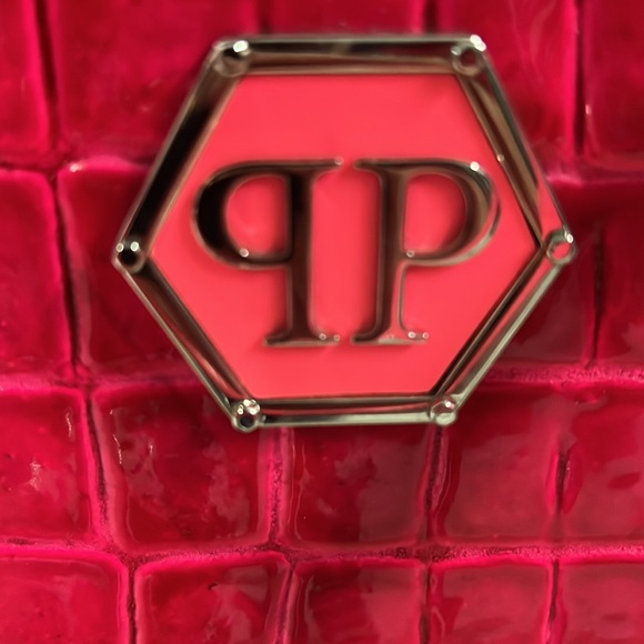 Philipp Plein pink ombré  croc-style tote - Picture 5 of 16